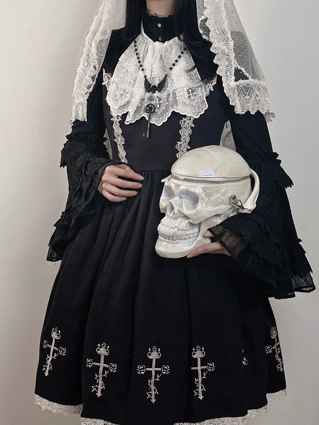 Elegant Lolita Bib Lace Lolita Accessory - image 8