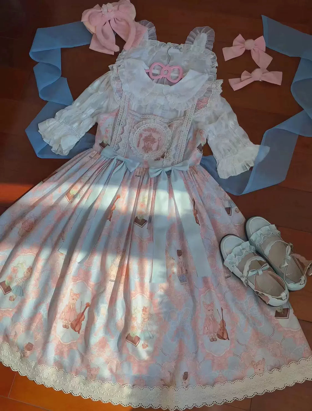 Candy Party - Printed Sweet Lolita JSK, Peter Pan Collar Shirt - image 20