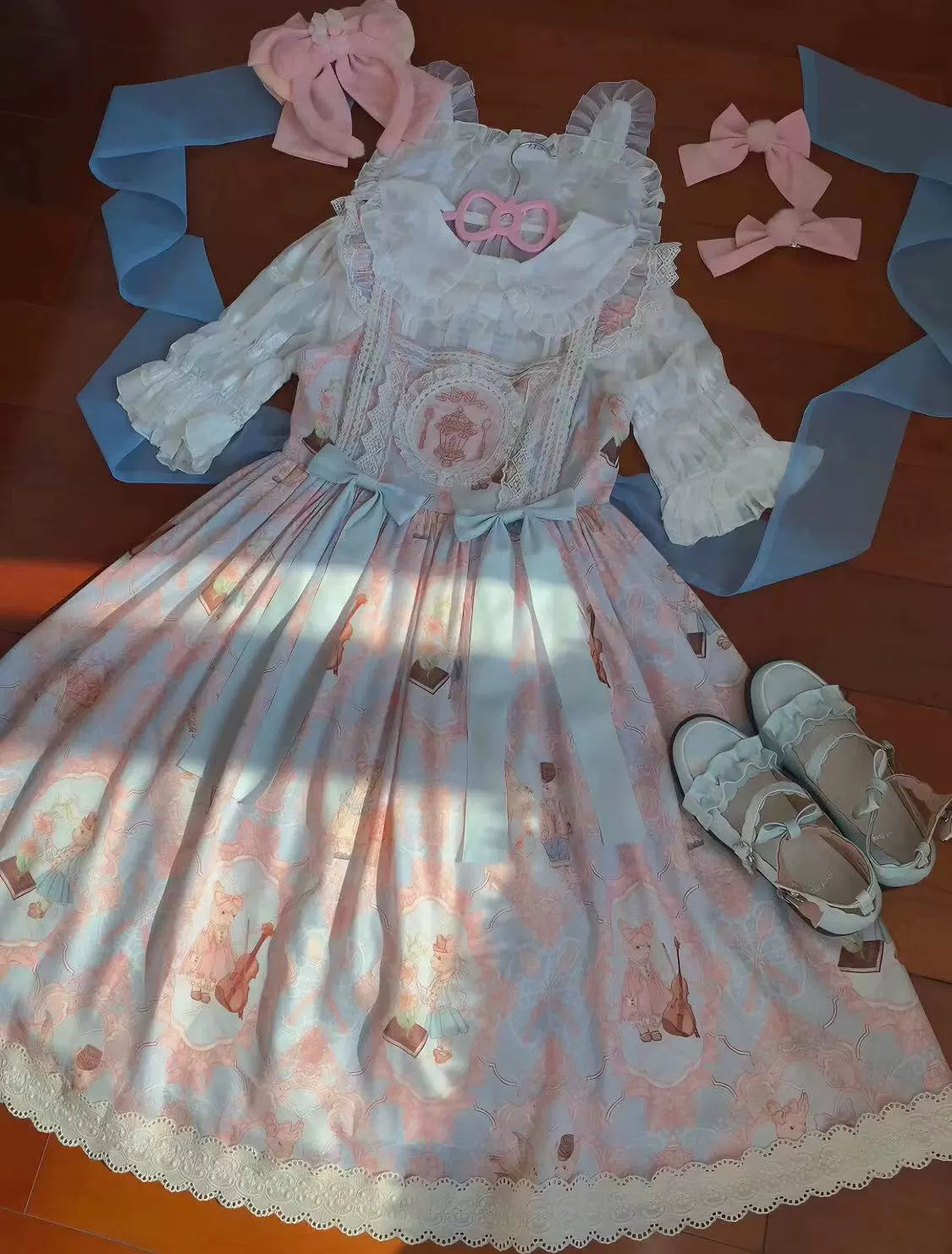 Candy Party - Printed Sweet Lolita JSK, Peter Pan Collar Shirt - image 20