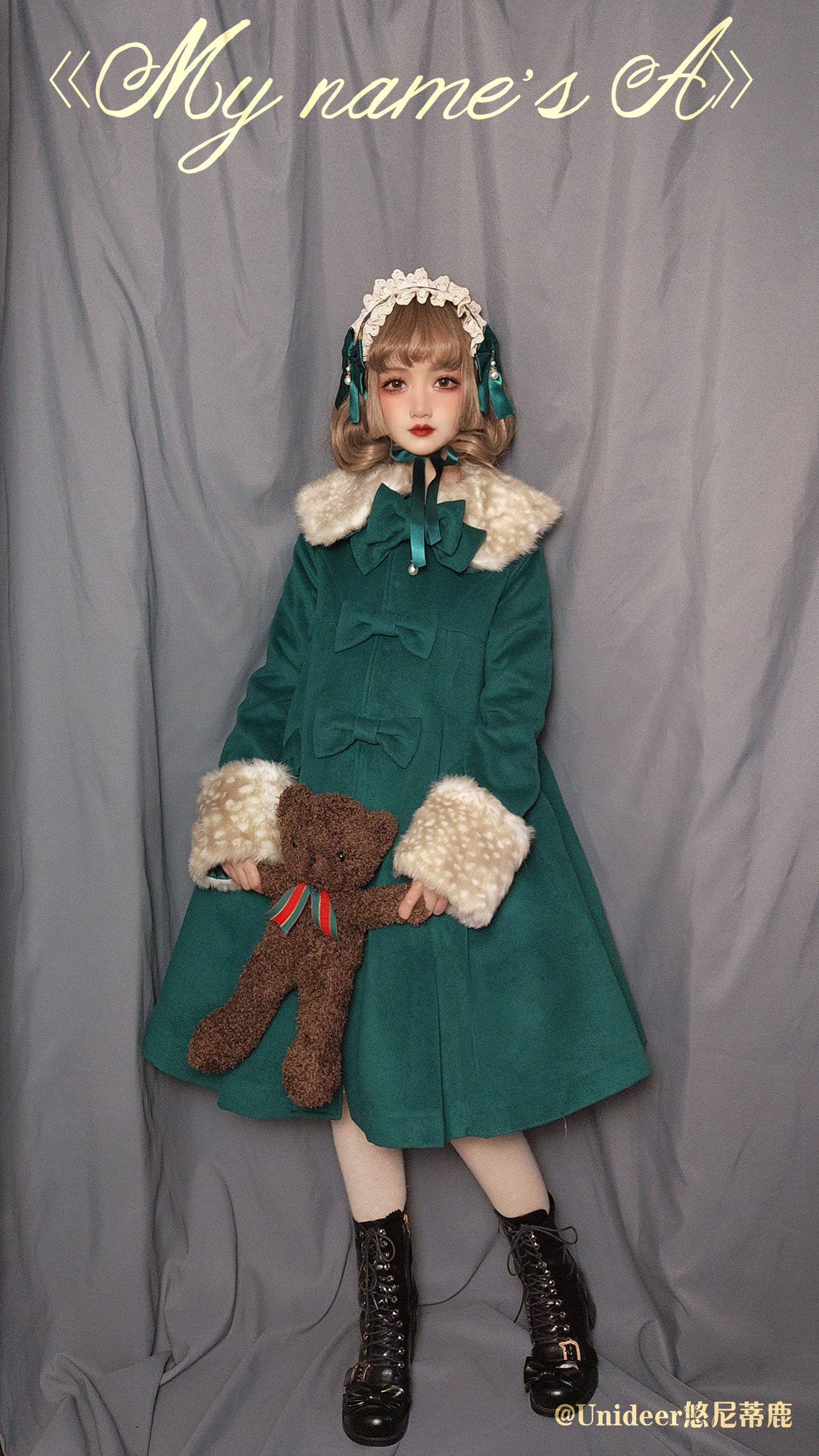 Casual Lolita Winter Wool Down Coat Multicolors - image 12