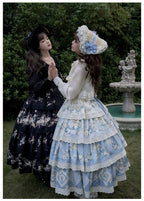 Letter and Poetry - Classic Lolita JSK Suit Four-tiered Twins Dress - image 16
