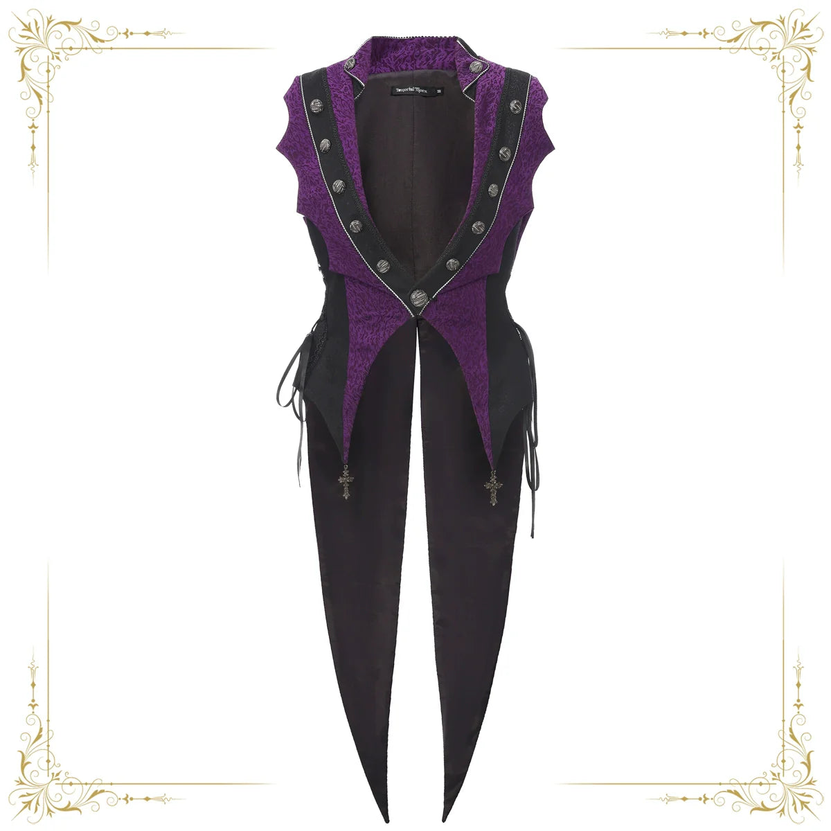 Eternal Crimson Moon Forest - Ouji Lolita Tailcoat Vest - image 1