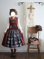 German Bookshelf - Classic Lolita Printed JSK Dress - image 32
