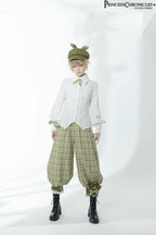 Secret Morning Paper - Ouji Lolita Shirt, Matcha Green Capri Pants Collection - image 28