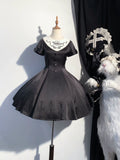 Silent Dinner - Gothic Cutlery Embroidery Lolita OP - image 4