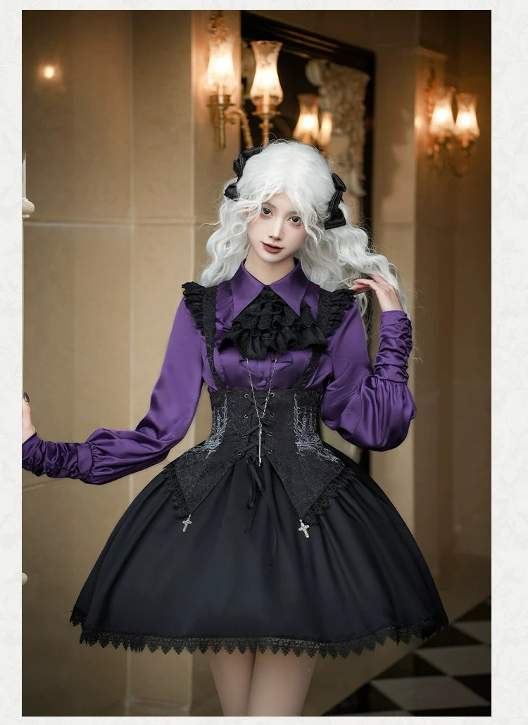 Thorny Night Gothic Lolita Bust-Support JSK - image 19