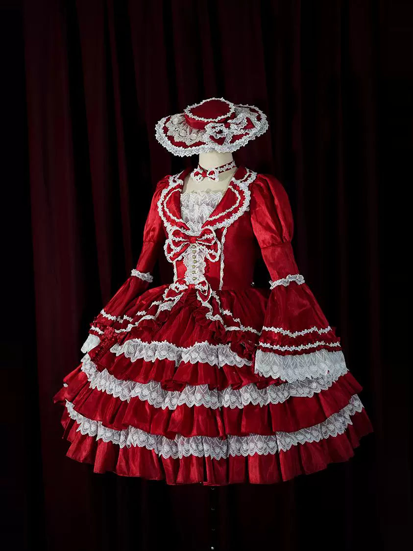 Eternal France Doll - Classic Lolita Doll-like OP Dress and Accessories - image 24