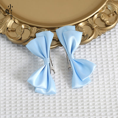 Sweet Lolita Ponytail Bow Hair Clips - image 7