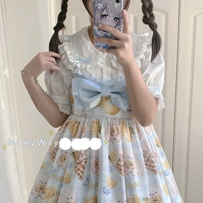 Peter Pan Collar Kawaii Lolita Blouse - image 7