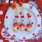 Handcraft Kawaii Lolita Mushroom Necklace - image 2
