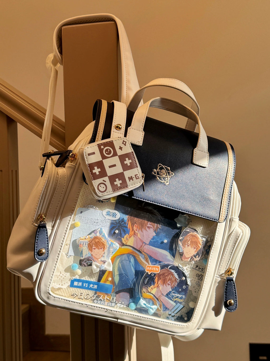 Kawaii Lolita Large-Capacity Ita Backpack with Mini Pocket and Grid Board - image 32