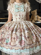 Cross Bear Sweet Vintage Original Lolita JSK and OP Dress Series and Accessories - image 2