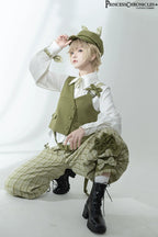 Secret Morning Paper - Ouji Lolita Shirt, Matcha Green Capri Pants Collection - image 18