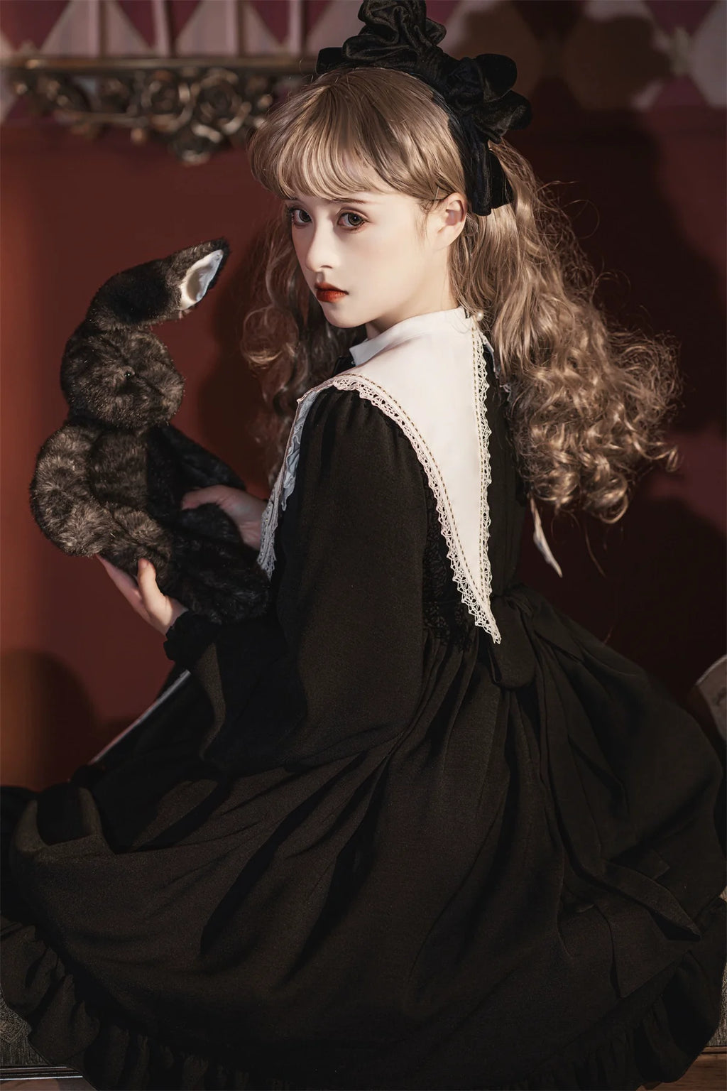 Black Nun - Gothic Lolita OP Dress - image 7