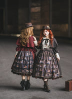German Bookshelf - Classic Lolita OP Dress & Detachble Cape - image 13