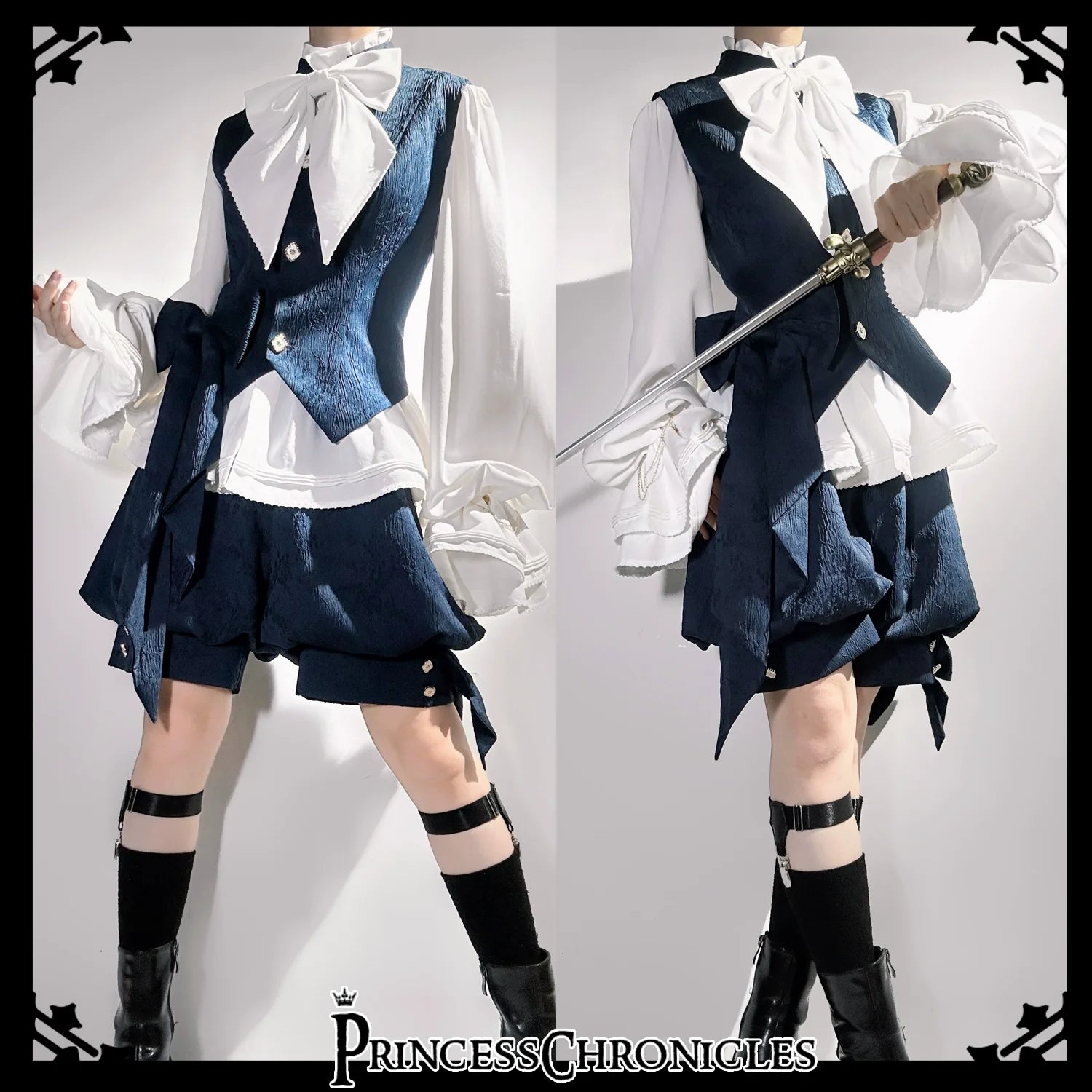 Rabbit - Vintage Lolita Jacket, Vest and Shorts - image 24