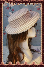 From Afar - Vintage Striped Peppy-Style Lolita JSK & Cape - image 24