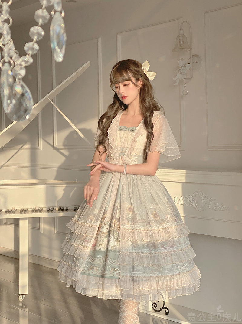 Sunflower - Elegant Lolita JSK Dress - image 8