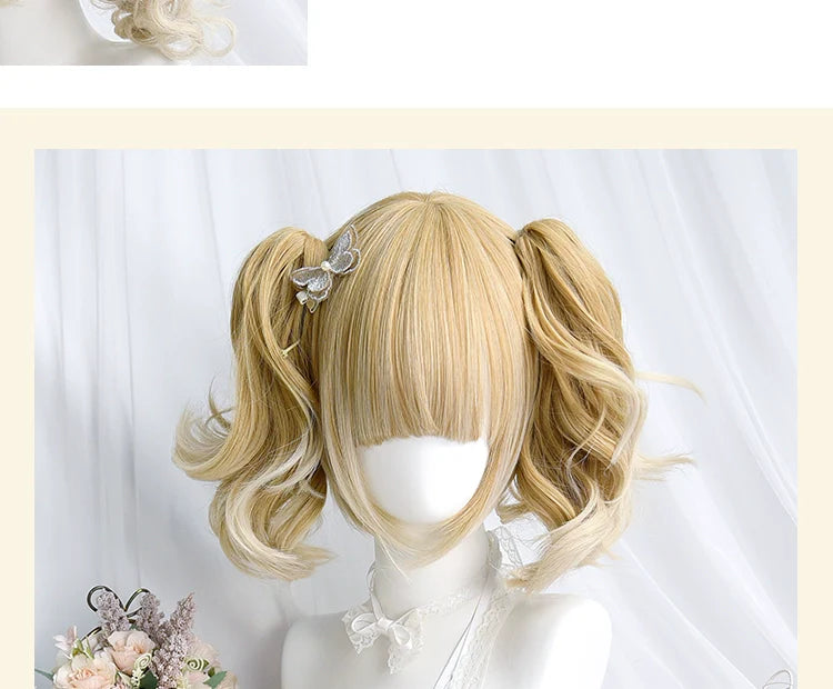 Pandora's Box - Lolita Short Wig with Cute Double Ponytails - image 8