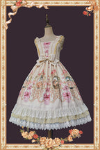 Fairytale Town Prom - Printed Tea Party Classic Lolita JSK Suit - image 27