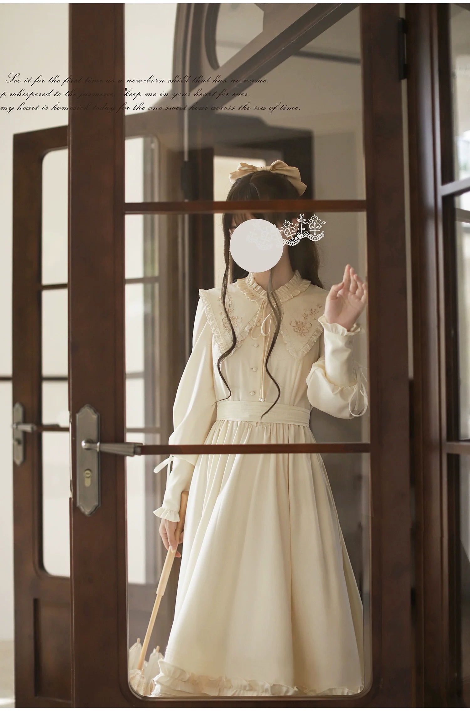 Wind Kiss Tulip - Classic Lolita OP Elegant Lolita Cardigan and Accessories - image 9