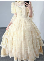 Letter and Poetry Sunflower Matters - Country Lolita JSK Embroidered Printed Lolita Dress and Accessories - image 11