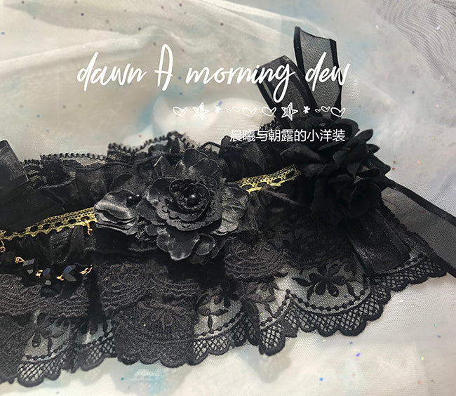 Flower Wedding Lolita Accessories Headdress Set - image 21