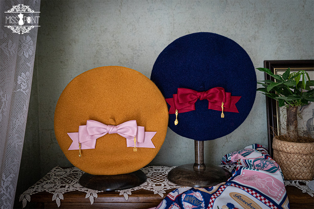 Berry Rose Lolita Accessories Collection KC Beret Necklace - image 1