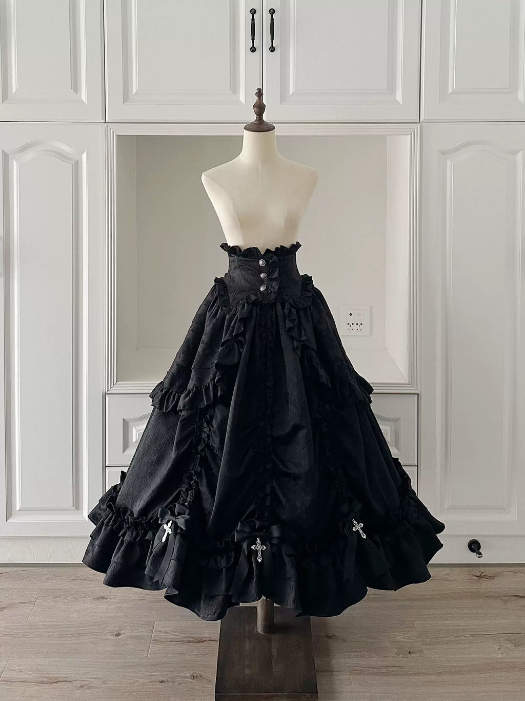 Cross Nocturne - Gothic Blouse, Corset Dress and Skirt Collection - image 11