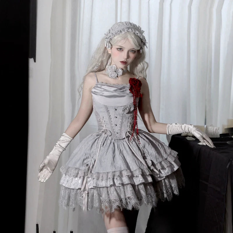 Twilight - Gothic Witch Lolita SK Suit Bodice Mermaid Dress - image 21
