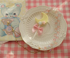 Kawaii Lolita Accessories Moon Lollipop Clay Necklace Ring - image 9