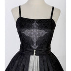Silent Church - Gothic Lolita JSK Dress Printed Dress Thin Shawl Set - image 32
