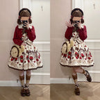 Kawaii Lolita Chocolate Color Cotton Socks - image 31