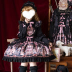 Missing Lamb Case - Gothic Lolita Dress Set with Sheep Prints - image 46