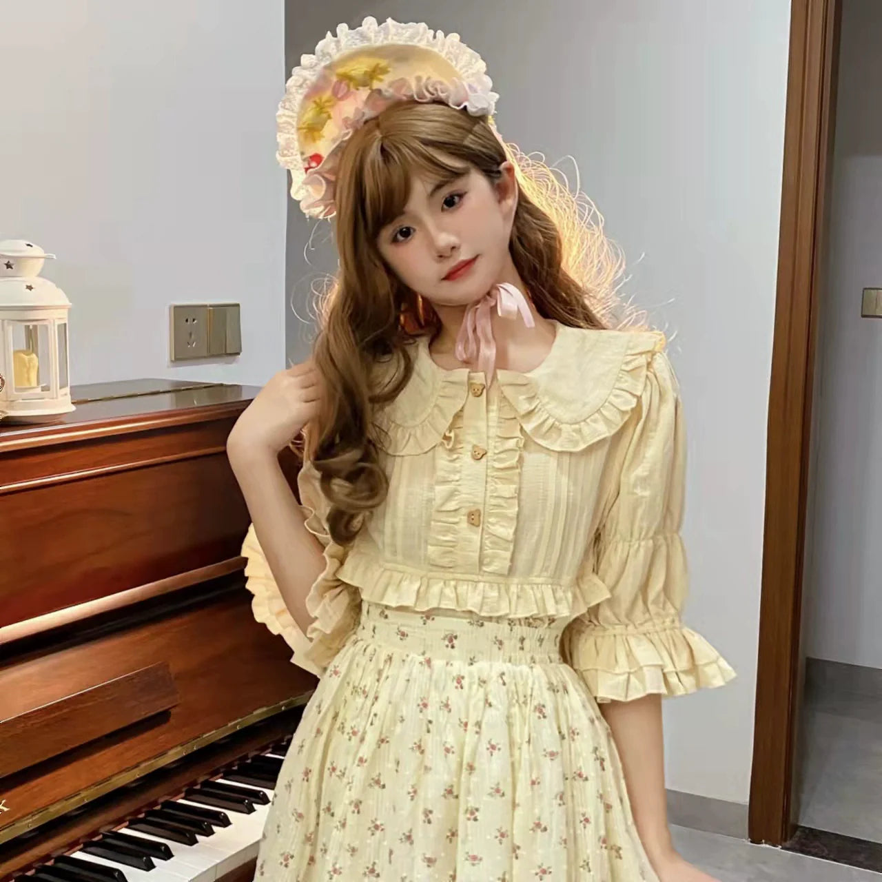 Sweetheart Knots - Sweet Lolita Dress Short Sleeve OP - image 17