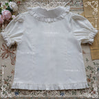 Sweet Short Sleeve Chiffon Lolita Blouse - image 12