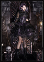 Bone Dragon - Gothic Lolita Corset JSK Dress Set with Embroidery - image 41