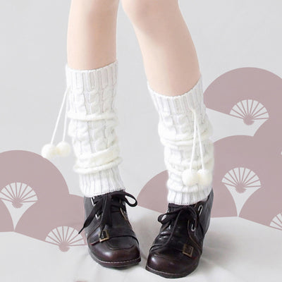 Pure Color Knee Stockings Multicolors - image 6