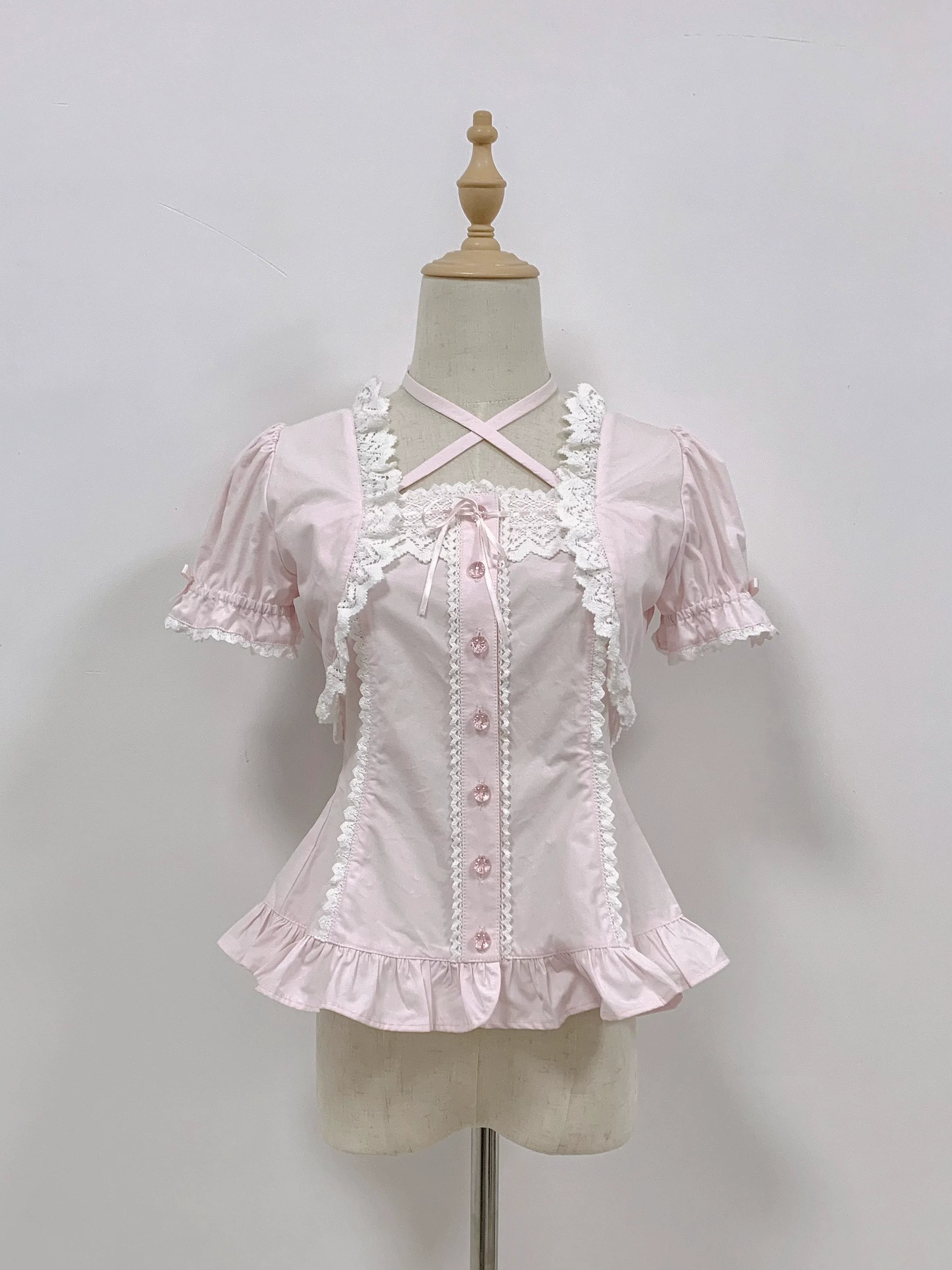 Haruhime Momoko - Cotton Old School Lolita Blouse Collection - image 15