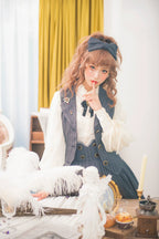 Rose Doll - Elegant Lolita Striped Fishbone Skirt - image 64