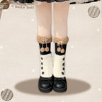 Winter Lolita Boots Fur Mary Jane Lolita Low Heel Shoes - image 67