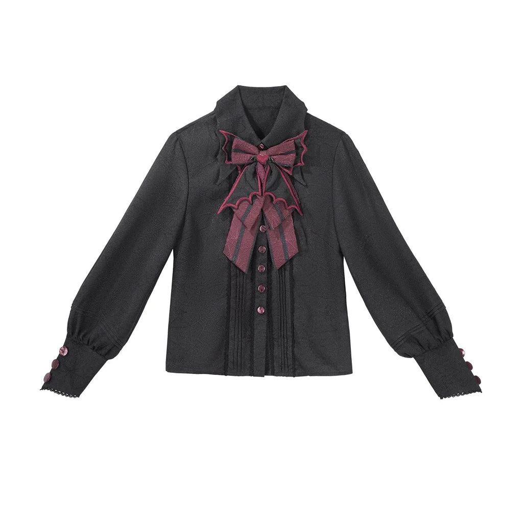 Devils Convention Gothic Ouji Blouse and Suspender Shorts Set - image 14