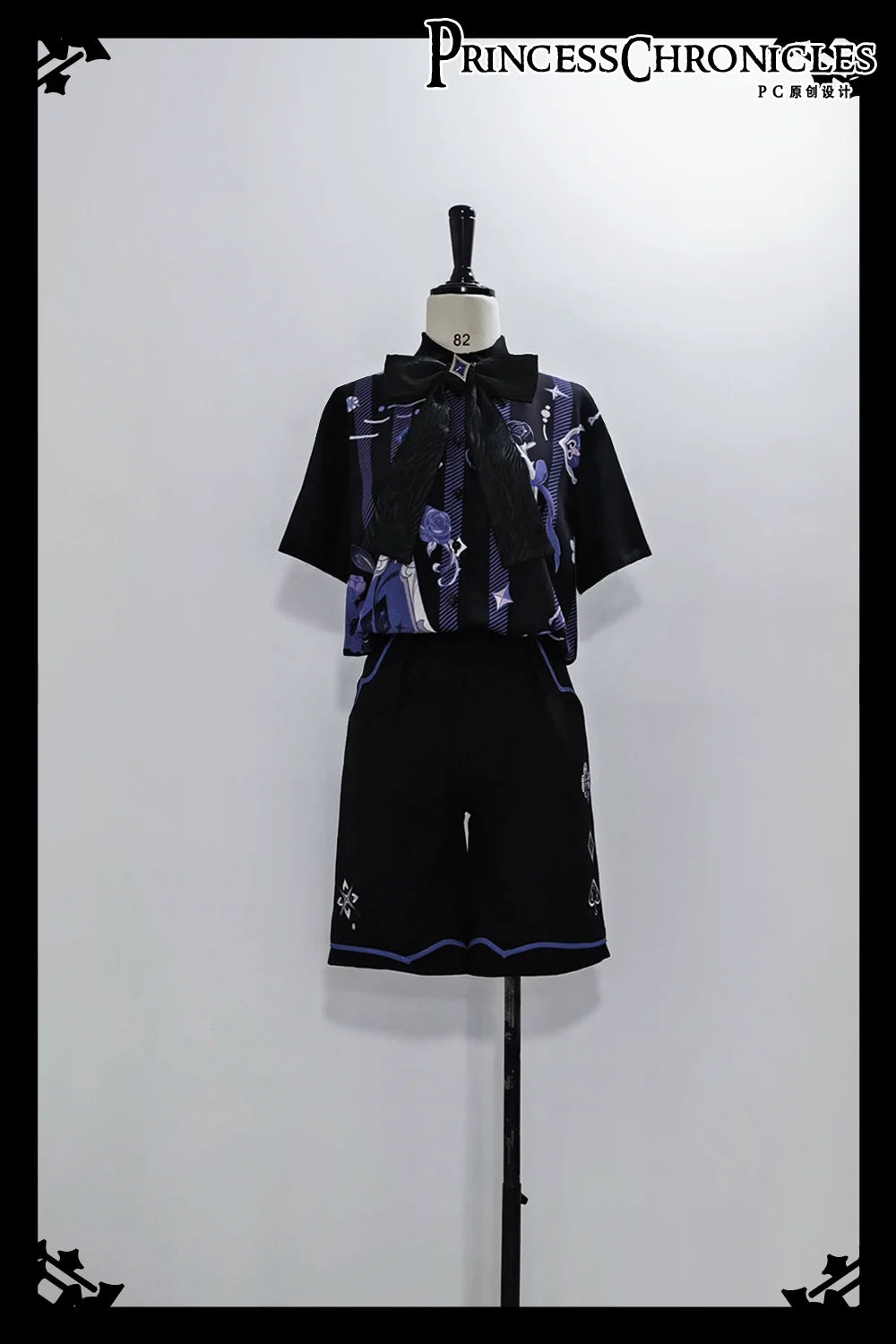 Summer Ouji Lolita Print Loose Shirt Outfit - image 1