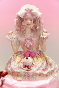 Sweet Candy House Yellow Unicorn Print Sweet Lolita Suspender JSK - image 1