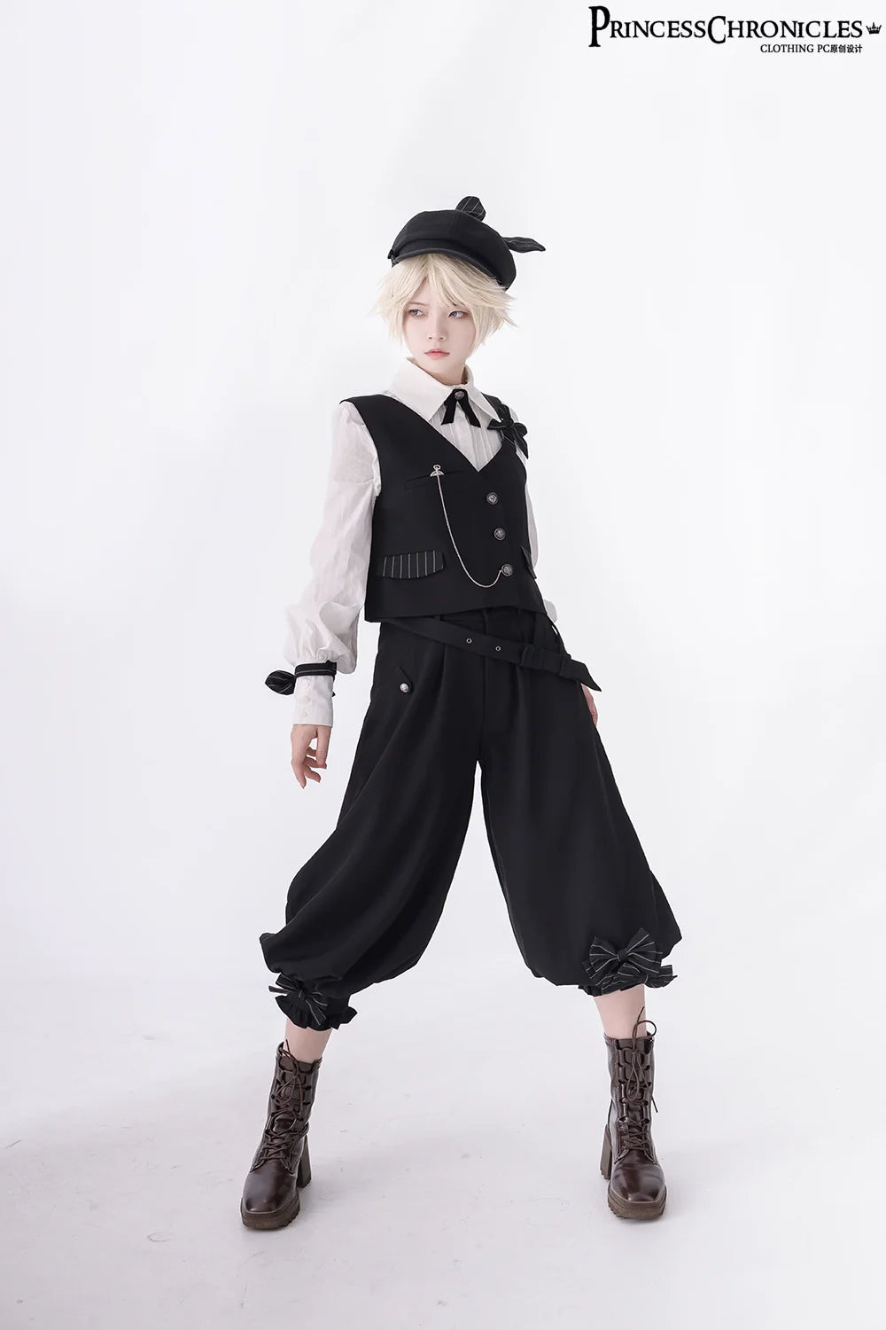 Secret Morning News - Vintage Ouji Lolita Vest Blouse Bloomers - image 25