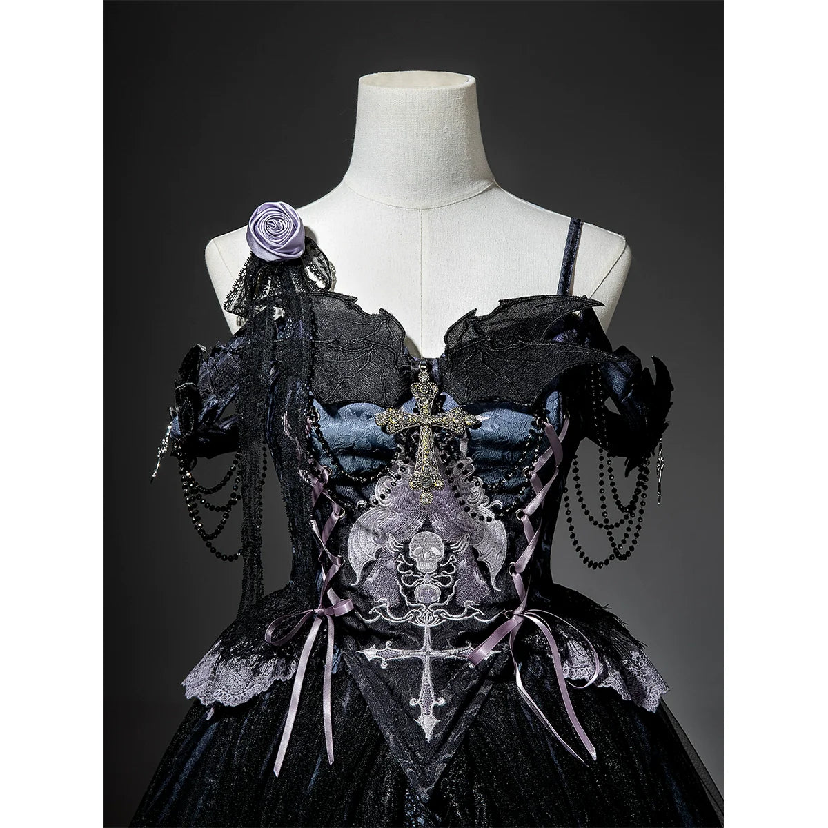 Withered Bone Specter Gothic Lolita Skirt Set - image 13