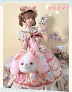 Pakcoco - Kawaii Lolita Bag, Plush Backpack - image 3