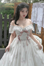 Elegant Floral Sweet Lolita OP Corset Accessory - image 3