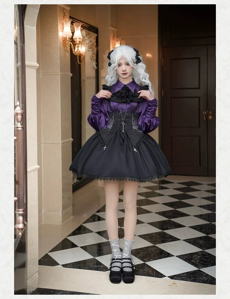 Thorny Night Gothic Lolita Bust-Support JSK - image 18