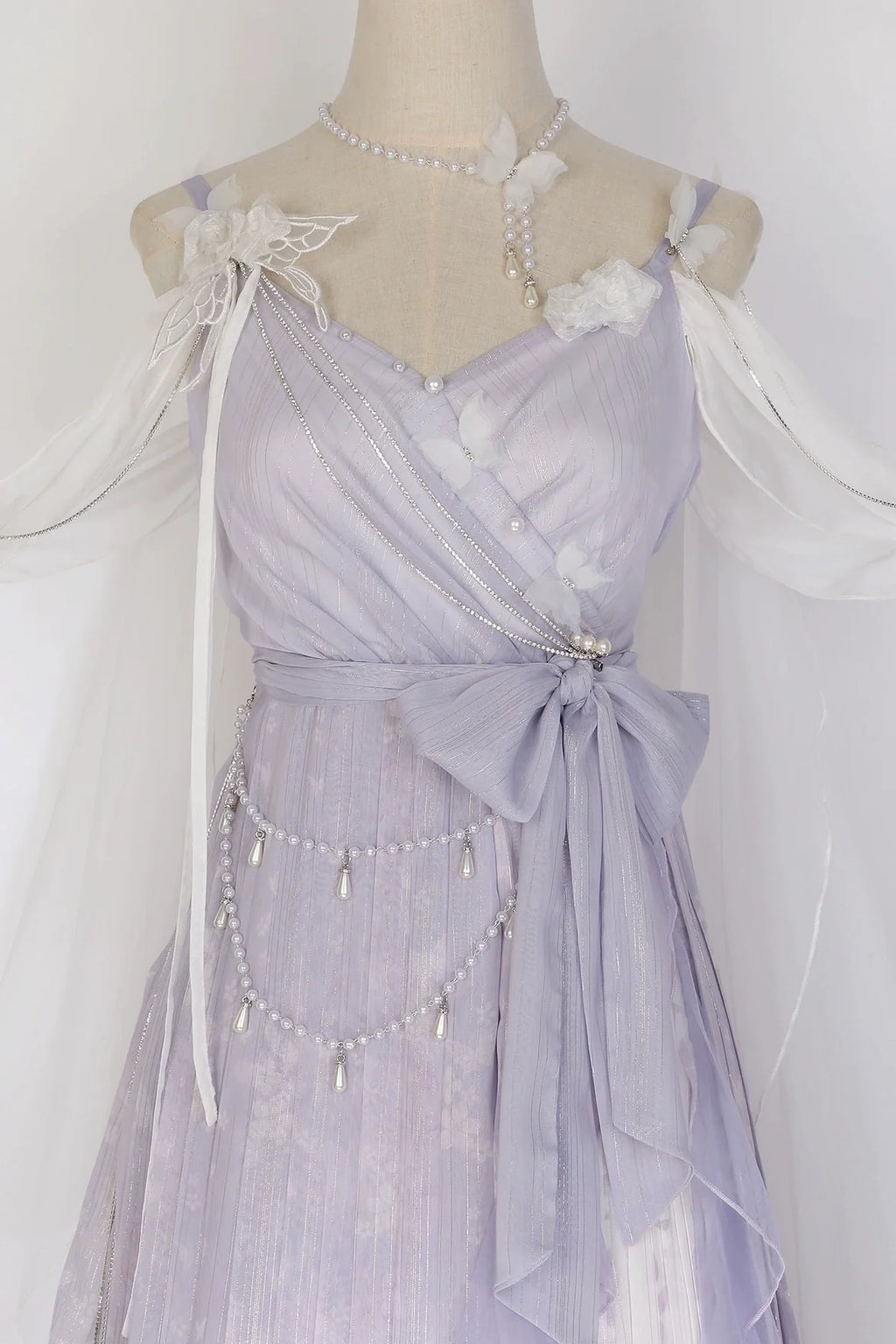 Han Lolita Dress Side Slit Purple JSK Dress - image 22